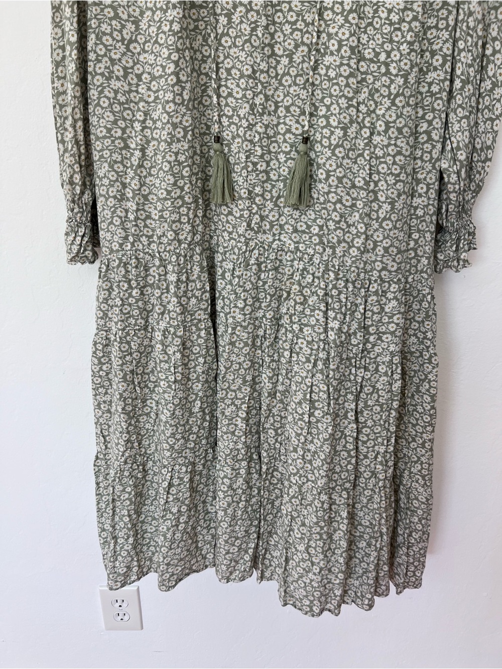 Vici Boho Floral Ruffle Tiered Dress - Picture 3 of 9
